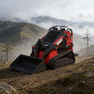 New Remote Control <b>Small</b> Diesel EPA Engine Crawler Backhoe Loader Multi-function Shovel Skid Steer <b>Pump</b> Motor Bearing Gearbox - Product Image 2