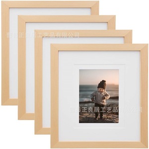 Wooden Photo <b>Frame</b> 567 Inch <b>A4</b> Size Tabletop Rectangular Durable Horizontal - Product Image 1