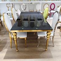 Tables de salle de réception et chaises de location en acier inoxydable de qualité supérieure pour mariages – Prix de lot pour banquets professionnels