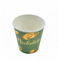 Gobelet à café en papier biodégradable et recyclable à paroi simple, de qualité alimentaire, avec logo imprimé personnalisé, taille personnalisée, gobelet à emporter écologique