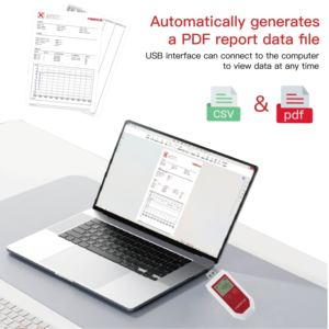 用于超低温冷冻柜监测的 USB 可重复使用温度数据记录仪，-50 ° C 系列，外部传感器 - Product Image 5