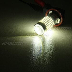 2X 5202 หลอดไฟ LED ไฟตัดหมอกเอ็กซ์ตรีมซุปเปอร์ไบรท์ 12V LED PS19W 12085 PS24W เปลี่ยน 1200LM 6000K สีขาว - Product Image 2