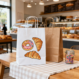 Bolsas de Papel Kraft para Llevar Comida, Personalizadas, a Bajo Precio, para Panadería, Restaurante, Cafetería, Bolsas Marrones para Panadería - Product Image 6