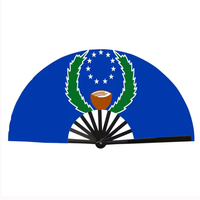 Éventails à main Drapeau du Panama, personnalisés, grands, pour la danse en ligne, les fêtes en plein air et la décoration de mariages