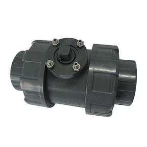 Vanne à boisseau sphérique compacte COVNA 3/4 pouce 2 voies en PVC/PPH avec poignée pour l'eau - Product Image 4