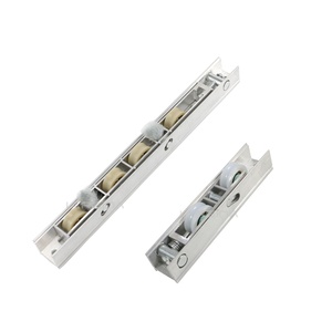Rodillo o <span class=keywords><strong>rueda</strong></span> de puerta y ventana de 2 rodillos y 4 rodillos con accesorios de aluminio - Product Image 1