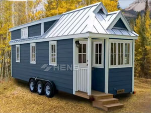 Casa Pequeña Moderna sobre Ruedas, Cabaña Móvil en Contenedor con Sala de Estar para Uso en Exteriores - Product Image 3