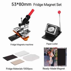 Máquina Manual de Aluminio para Hacer Imanes Cuadrados de 53*80mm, Nueva, en Oferta - Product Image 4