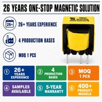 Transformateur haute fréquence de petite taille, transformateur à noyau de ferrite EE10, transformateurs flyback EE13, EE16, EE19