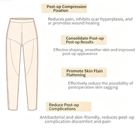En gros, Vêtements d'exercice post-opératoires respirants pour femmes grandes tailles, pour la liposuccion des cuisses et des fesses, Haas Columbia