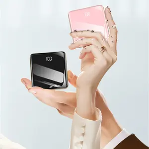 Banco de Energía Portátil de Alta Calidad, Mini Banco de Energía de 10000 mAh, Doble Puerto USB, Doble Entrada, con Cable - Product Image 2