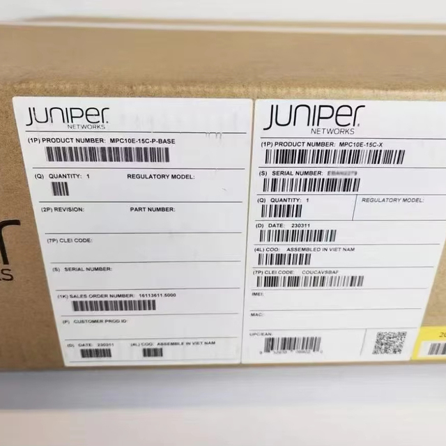 Original New Juniper MPC10E-15C-P-BASE Line Card
