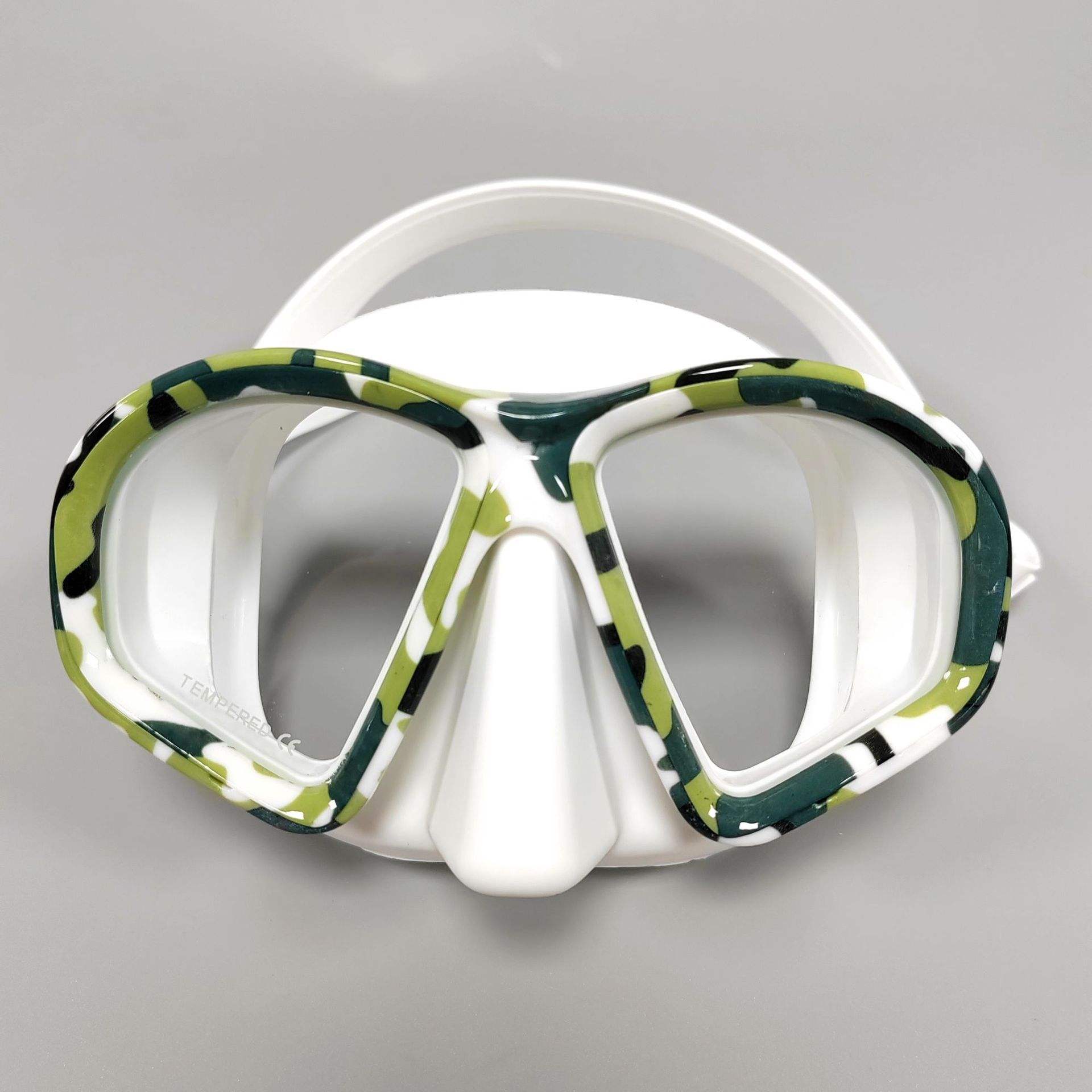 Camouflage green white - free size