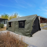 Tente gonflable 16m style Wilderness, extensible, une chambre, pour camping extérieur, coupe-vent, toutes saisons, vente directe usine