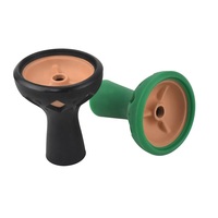 Silicone non fissurant avec bol de narguilé en argile Shisha Chicha tête narguilé accessoires usine en gros boîte de couleur personnalisée
