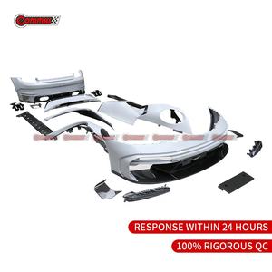 Kit de Carrocería de Fibra de Carbono Estilo Rt900 BraBs de Alta Calidad para Porsche 911 992, Parachoques Delantero y Trasero, Guardabarros - Product Image 5