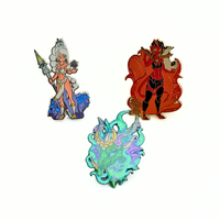 Vente en gros usine : Pins de revers en émail dur personnalisables, motifs Anime, Vintage, Avion, Fleur, avec logo personnalisé, lavables, pour hommes