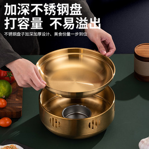 Stainless Steel High-Side Dry Boiler 14cm 17cm 20cm 23cm 26cm 30cm Circular For Commercial Use - Product Image 3