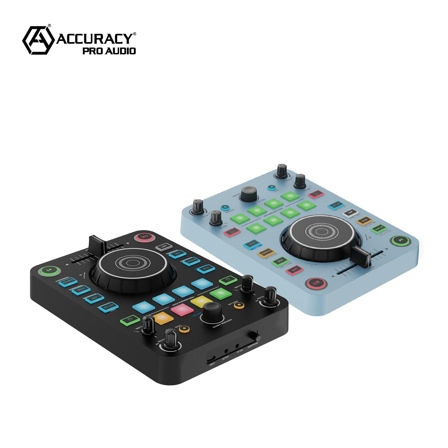 Accuracy Pro Audio MID34 4-Channel DJ Controller & Mixer