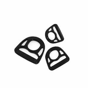 कस्टम टिकाऊ त्रि-ग्लाइड स्लाइडर के लिए समायोज्य बकसुआ डी अंगूठी धातु बकसुआ कुत्ते कॉलर