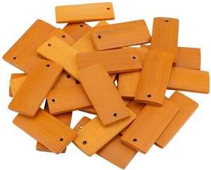 Ciondoli in <span class=keywords><strong>legno</strong></span> bianco rettangolo di bambù etichette regalo <span class=keywords><strong>nome</strong></span> appendere etichette personalizzate portachiavi in <span class=keywords><strong>legno</strong></span> per incisione laser - Product Image 1