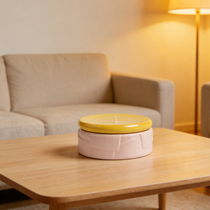 <span class=keywords><strong>Jalo</strong></span> - Tazón Redondo de Cerámica Hecho a Mano con Grabado en Relieve, Vacío, para Aromas/Cera, Decoración del Hogar, Día de San Valentín - Product Image 4