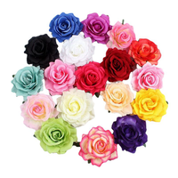 Roses artificielles en soie, 500 pièces, fausses fleurs, pour une décoration de gâteau, vente en gros