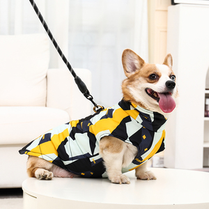 JasonL Sonbahar Kış Klasik Köpek Kedi Ceketi-Çevre Dostu Pamuk Orta/Büyük Irklar S-7XL Bedenler Golden Retriever Labrador Baskılı - Product Image 6