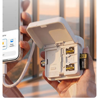 Boîte de lecteur de cartes multifonctionnelle 2-en-1 Type C, lecteur de cartes SD/TF4, boîte de cartes flash 3.0 ou 4.0 pour téléphones mobiles, tablettes, ordinateurs portables
