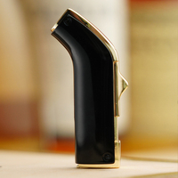 Briquet torche de voyage en métal de luxe de qualité supérieure Logo personnalisé caractéristique coupe-vent pour cigarettes cadeaux Portable
