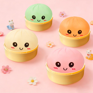 ของเล่นบีบยืดหยุ่นรูปทรงขนมปังแบบสมจริง พร้อมลายการ์ตูน บรรเทาความเครียด คืนรูปช้าๆ สำหรับทุกเพศทุกวัย - Product Image 3