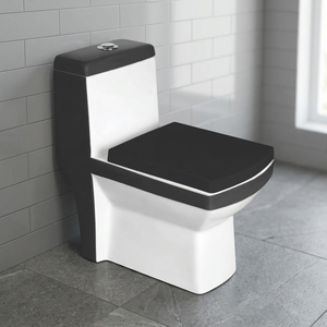 Orange Color Ceramic One Piece Water Closet Toilet <b>Floor</b> Mounted Commode With Seat Cover WC - Product Image 4