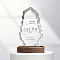Plaques de récompense personnalisées en bois massif, trophées en verre cristal vierges ODM/OEM, gravure laser, prix de cheerleading