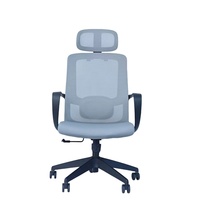 Chaise de bureau ergonomique JOHOOFURNITURE avec appui-tête, fabrication chinoise, Ofis Koltugu pour salle de conférence, coussin épais confortable
