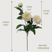 Bunga asli sutra kualitas tinggi kain Lisianthus buatan dekorasi pernikahan bunga buatan yang realistis