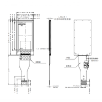 Écran LCD TFT IPS HEXING de 0,96 pouce, interface SPI 10 broches