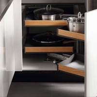 Meubles de cuisine de luxe modernes, ensemble de meubles de cuisine modulaires, évier, robinet, charnières, couleur personnalisée, verre acrylique, design sans poignée