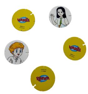 Tazo Pog Circular Personalizado con Impresión UV, Juguete Educativo de Plástico de Grado Alimenticio <span class=keywords><strong>para</strong></span> Niños, Snack de Papel y Juguete Promocional - Product Image 2