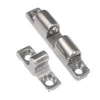 Butée d'aspiration pour porte marine en acier inoxydable Loquet à bille à double ressort Loquet à tension réglable pour armoire de 43mm Quincaillerie pour bateau