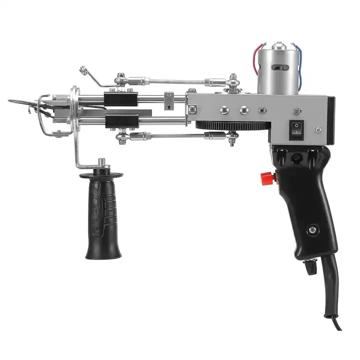 Alfombra eléctrica 2 en 1 con pistola de Tufting, máquina de tejido flocado, pistola de tejer a mano