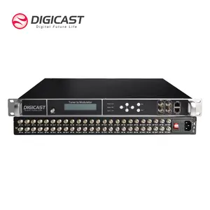 16 24 Kanäle FTA DVB-S2 bis 32 DVB-C QAM Transmodulator DVB-T ISDB-T Digitaler Fernsehmodulator