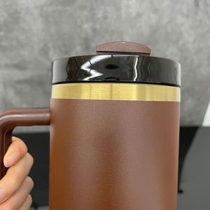 Vaso Térmico Dorado de Chocolate de 30oz y 40oz con Tapa y Popote, Vaso Térmico Dorado de Chocolate de 40oz para Grabado Láser - Product Image 3