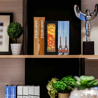 Nouveauté 2027 : Boîte lumineuse 3D découpée en papier, Décoration de Noël, Serre-livres, Veilleuse LED pour chambre à coucher, Motif dessin animé, Idéal pour fêtes et souvenirs, 60