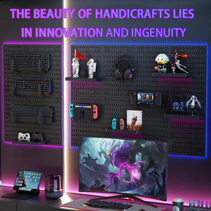 ตัวจัดระเบียบเครื่องมืออัจฉริยะพร้อมระบบบอร์ดหมุดติดผนังชั้นเก็บของสำหรับเล่นเกม - Product Image 5