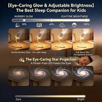 Projecteur LED 2-en-1 Galaxie et Ciel Étoilé, Veilleuse USB Portable à Luminosité Réglable pour Décorations de Fêtes | YSH