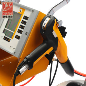 Petite machine de peinture en poudre de laboratoire, équipement à prix compétitif, pistolet de pulvérisation pour substrat en acier, trémie de peinture, marque ONK, garantie 1 an - Product Image 3