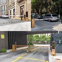 Sistema de Control de Acceso Automático de Alta Velocidad para Vehículos, Barrera de Estacionamiento con Motor de 24V CC, Anti-Colisión, Anti-Robo, con Código