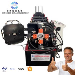 Ligne de formage de tuyaux de drainage entièrement automatique en acier inoxydable avec boîte de vitesses pour la construction - Product Image 1