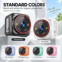 Caméra de sécurité extérieure Wistino 4G Mini Dash Cam avec vision nocturne couleur, détection de mouvement, enregistrement 24h/24, carte SD Cloud, étanche IP65