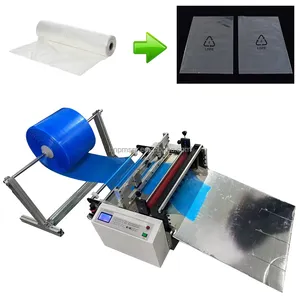 Low Price Heat Sealing Cold Cutting Bag Making Machine Plastic Bags Opening Machine Hot Cutting Bag Making Machine